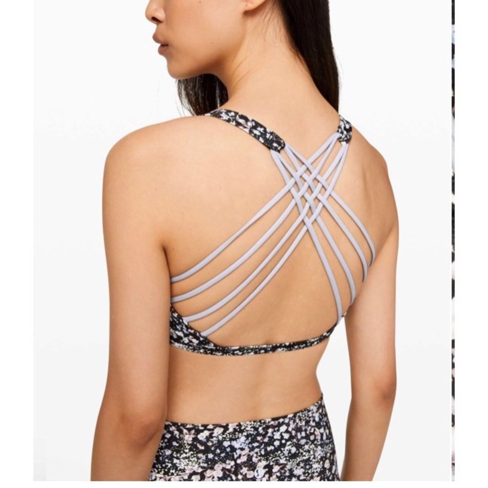 Lululemon Free To Be Bra Wild Floral Spritz Multi
